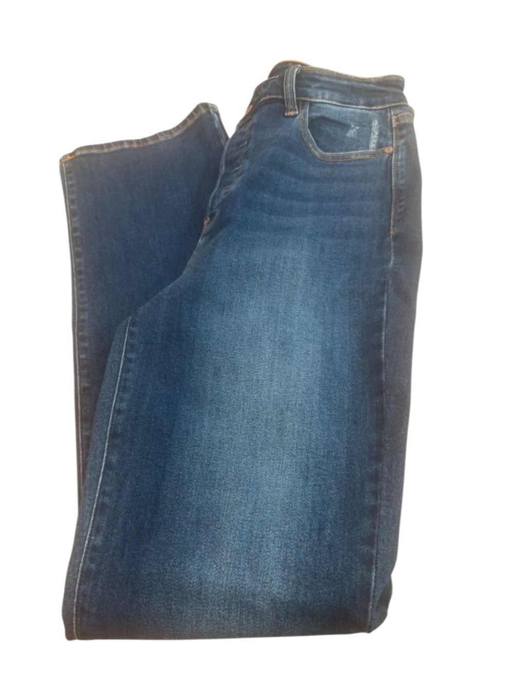 Judy Blue Relaxed Fit Size 13/31 Straight Leg Medium Blue Dad Jeans Stretch